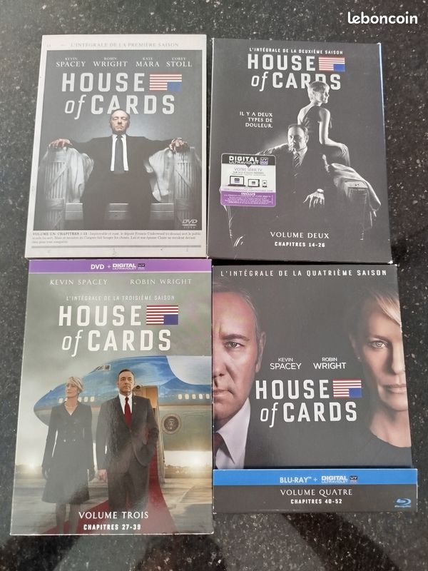 Lot 4 DVD House of cards (image 1)