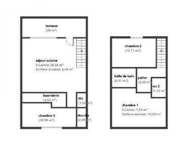 Appartement 325 000 € - 94 m²