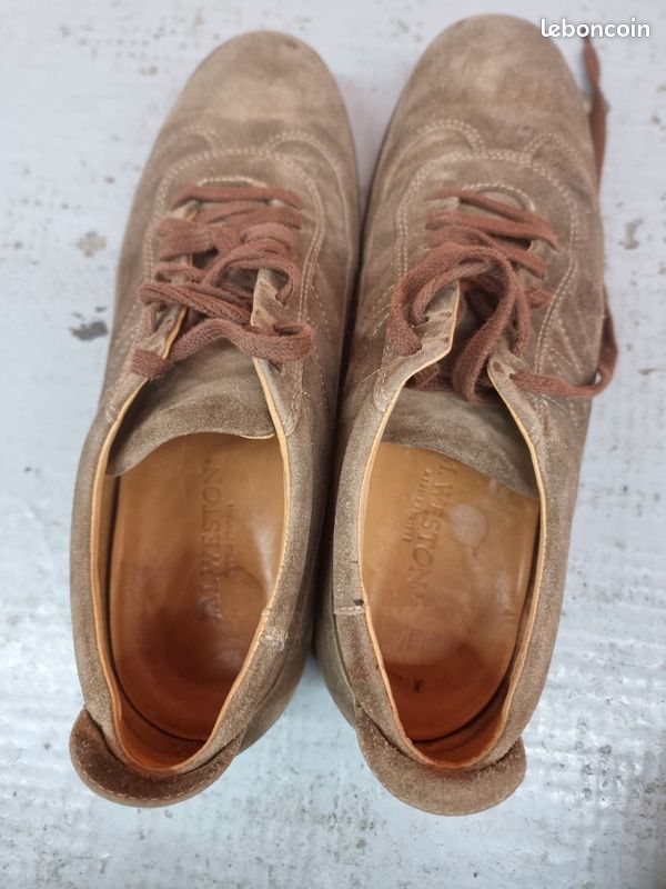 Chaussures à lacets J.M.Weston daim (image 10)