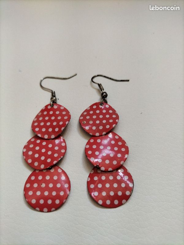Boucles d'oreilles pendentif (image 1)
