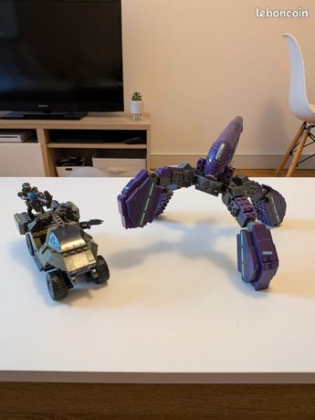 Mega Bloks Halo - UNSC Gausshog Vs Covenant Locust - Set 96823 - Occasion