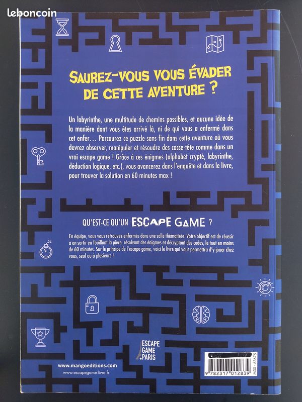 Lot Livre/Jeu "Escape Game" (image 7)