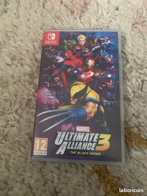 Boîte vide marvel ultimate alliance 3 switch (image 1)