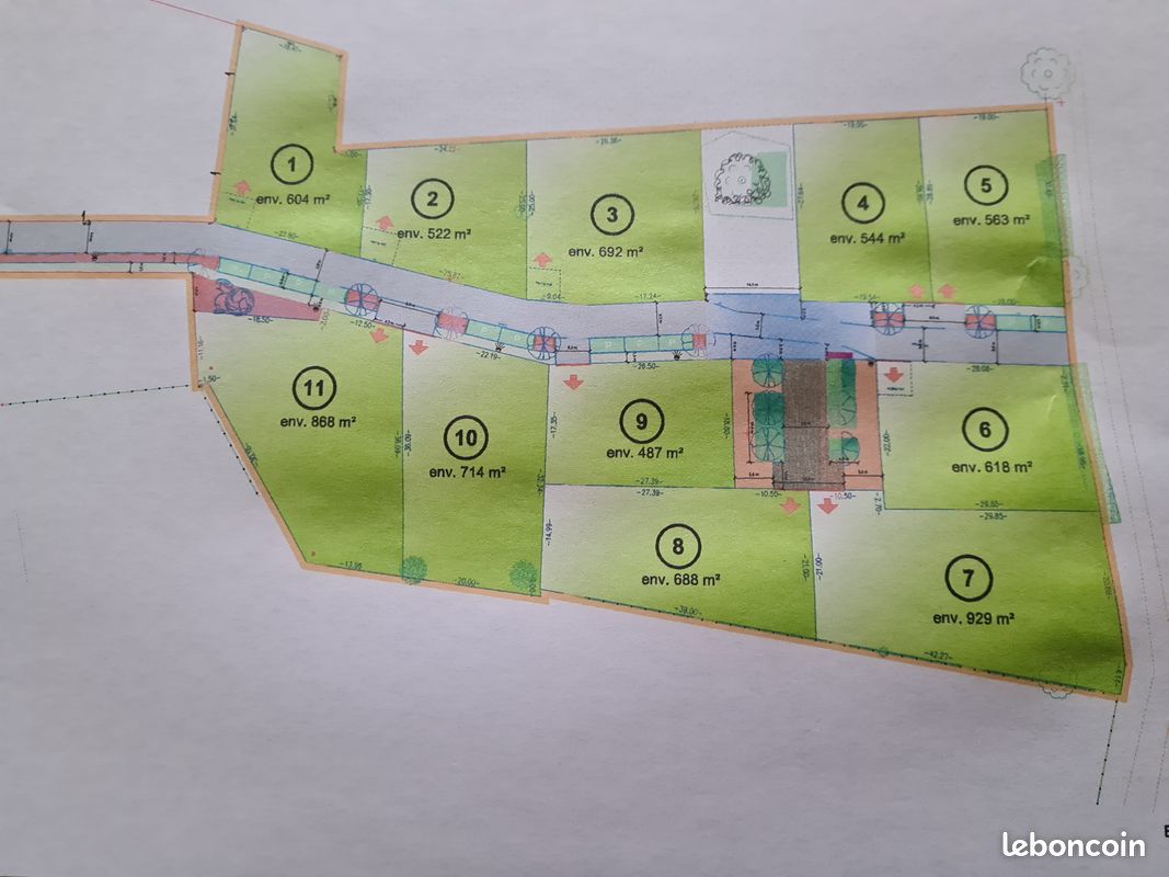 Terrain 929 m² · à Bordères-sur-l'Échez · 929 m² · 53 500 €