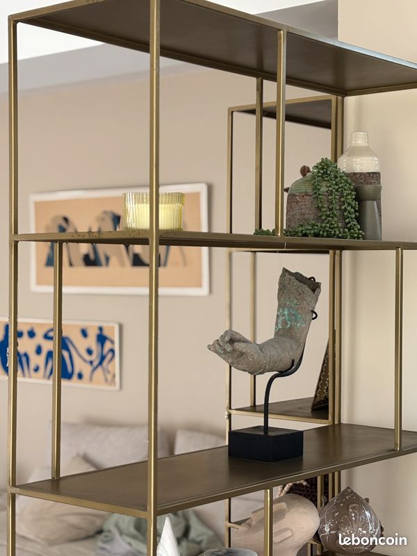 Simply - Étagère en métal doré maison du monde (image 4)