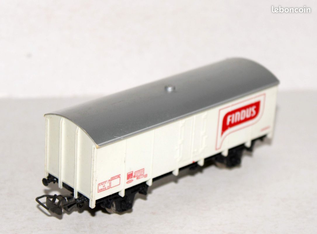 Lot 2 Wagons Jouef HO - Fourgon Marchandise 653 + Frigorifique STEF 656