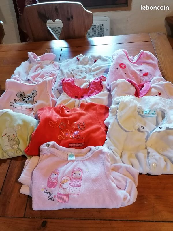 Pyjama bébé fille 1 mois (image 1)