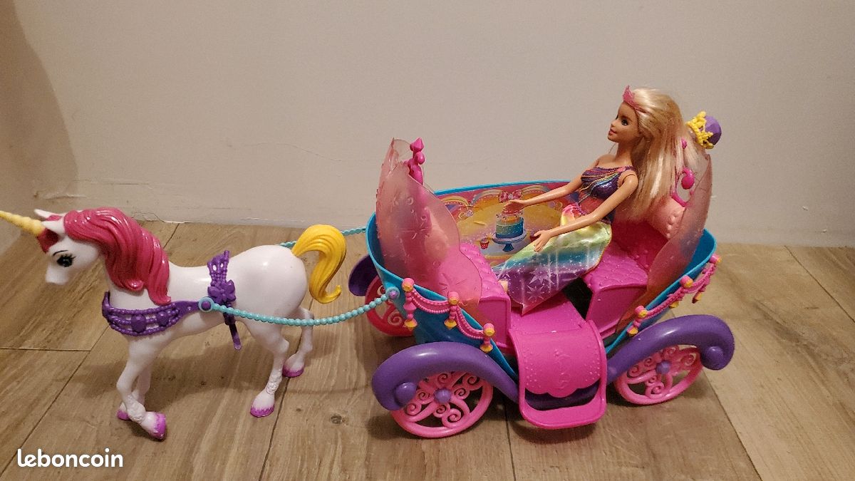 Carrosse Arc Barbie Avec Carrosse Barbie Dreamtopia Carrosse Arc