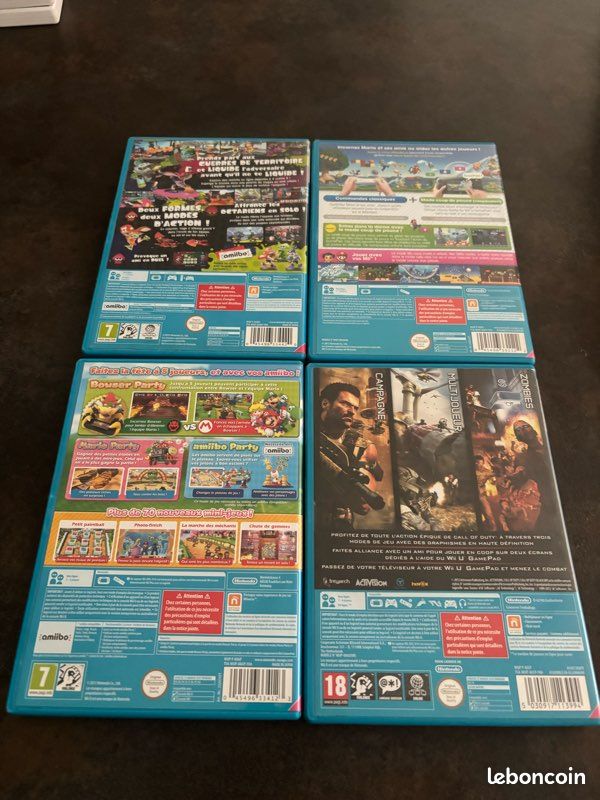 Lot de 4 jeux Nintendo Wii U (image 6)