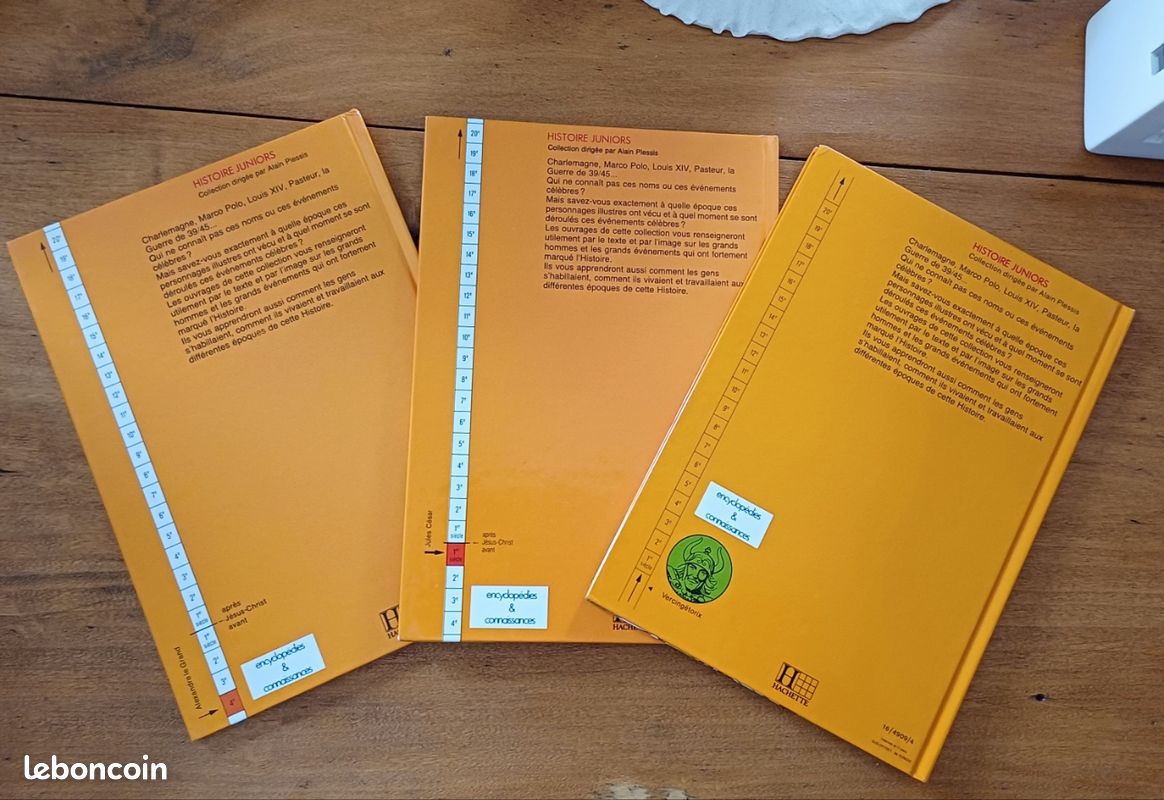 3 livres Histoire Juniors (image 2)