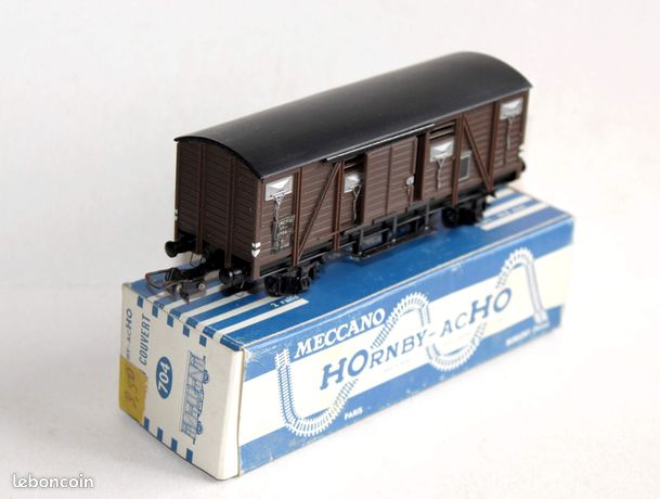 Wagon HO Trix 24335 DB Couvert Parois Coulissantes Continental