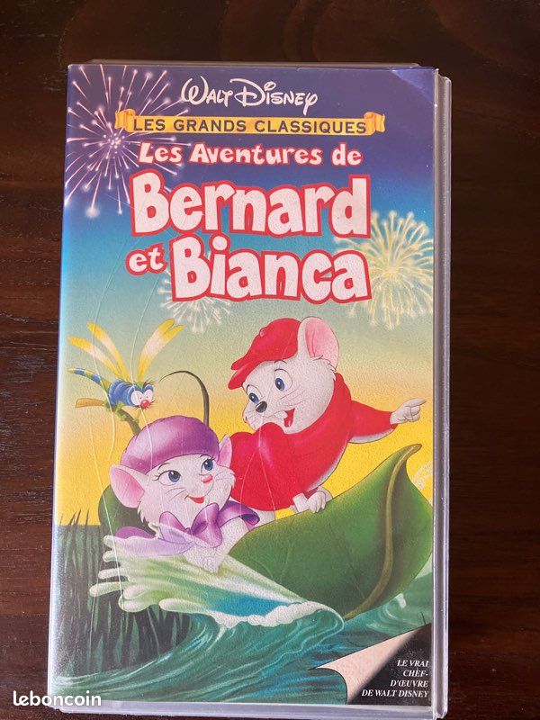 Les aventures de Bernard et Bianca. Les grands classiques. Walt Disney. VHS 📼 (image 1)