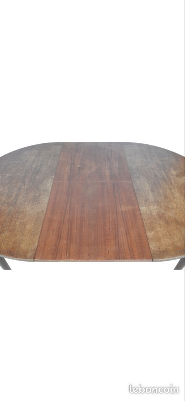 Table ronde Hans Olsen Frem Røjle Roundette teck 5 chaises scandinave danois vintage extensible salle manger (image 11)
