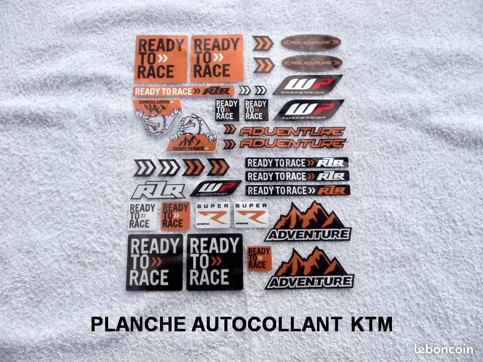 Planche stickers autocollant KTM Adventure (image 1)
