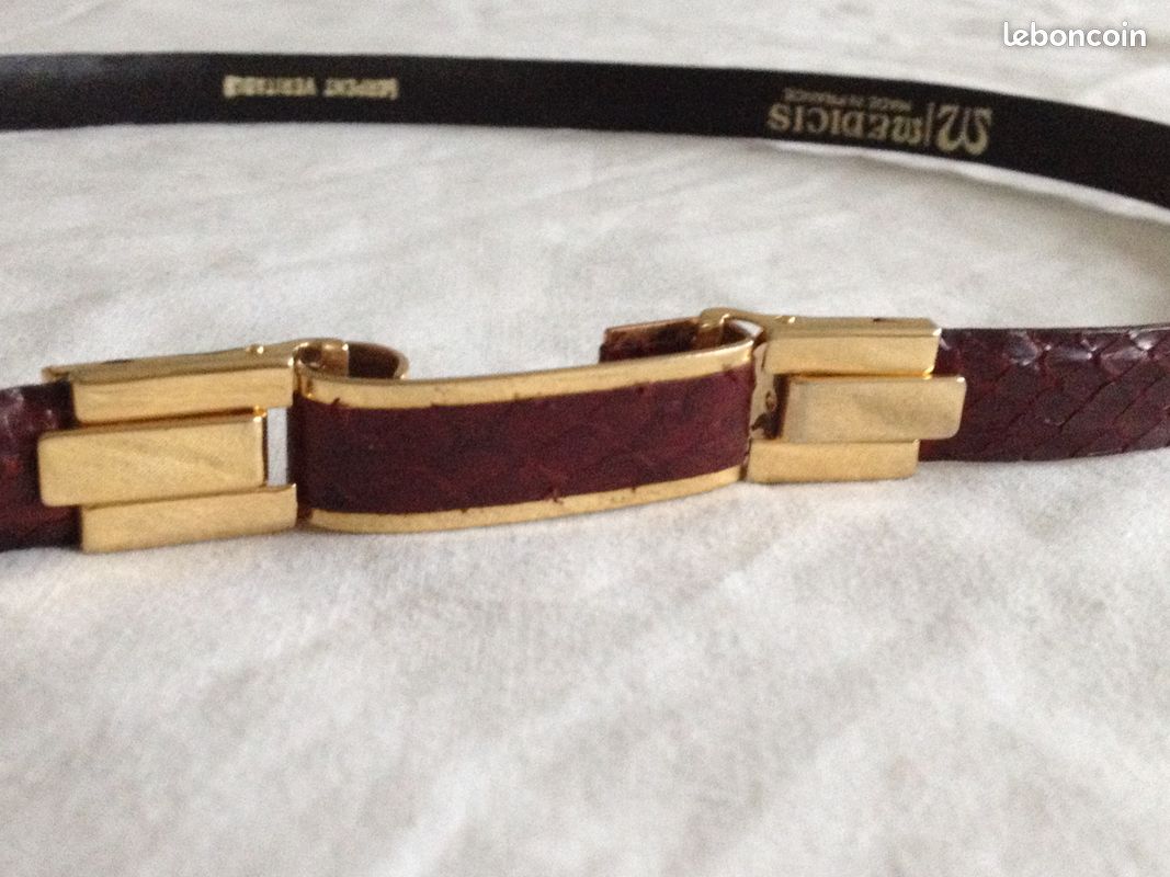 Ceinture femme Papillon, Galeries Lafayette, fait à la main Neuve Made