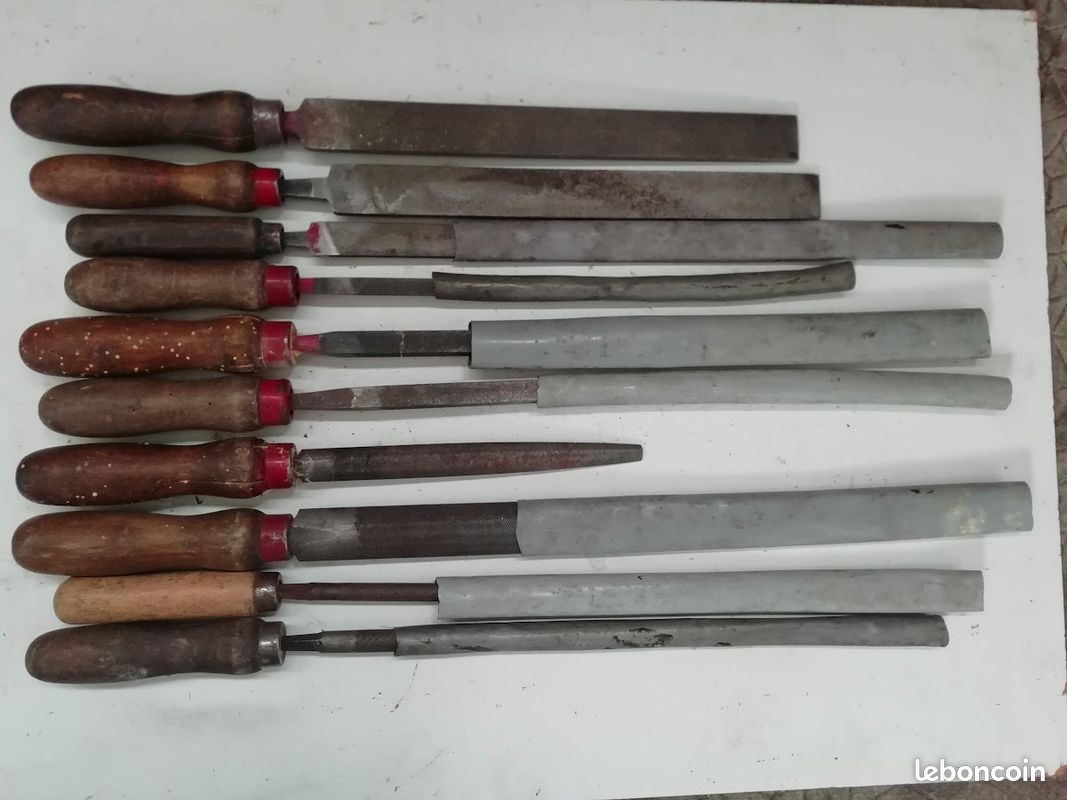 Lot de limes professionnel de mécanicien (image 1)