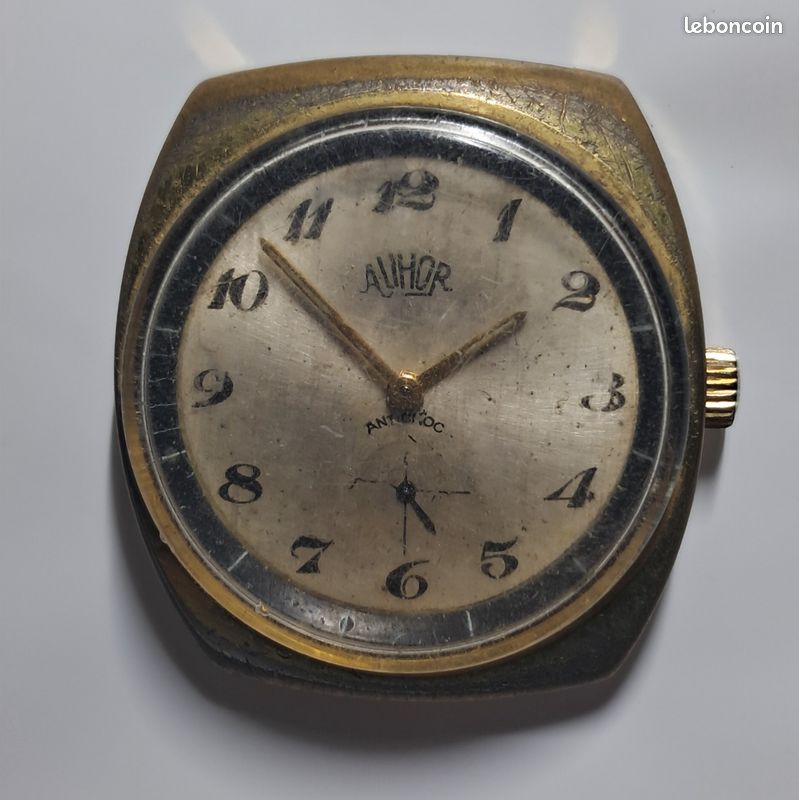 Mouvement De Montre Mécanique Ancien Alihor FE 3601 - Pour Pièces Ou Restauration Horlogère