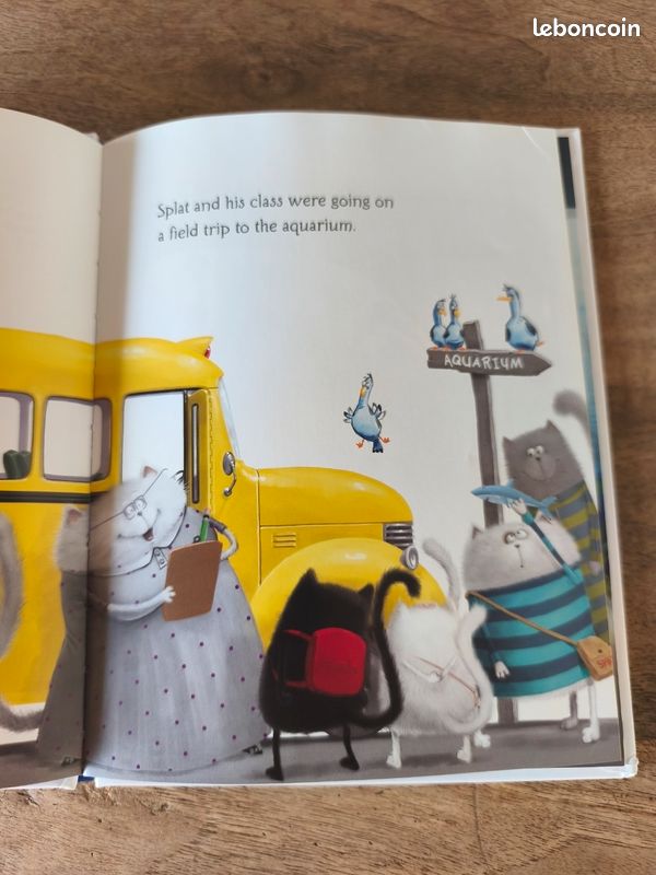 Livre Splat goes to the aquarium (image 9)