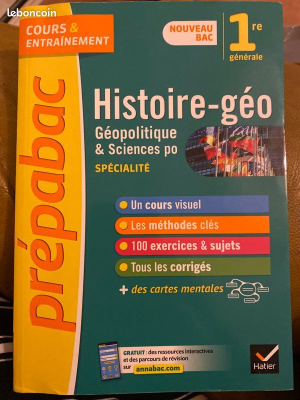 Prépabac Histoire-Géo, Géopolitique et Sciences Po 1ère (image 2)