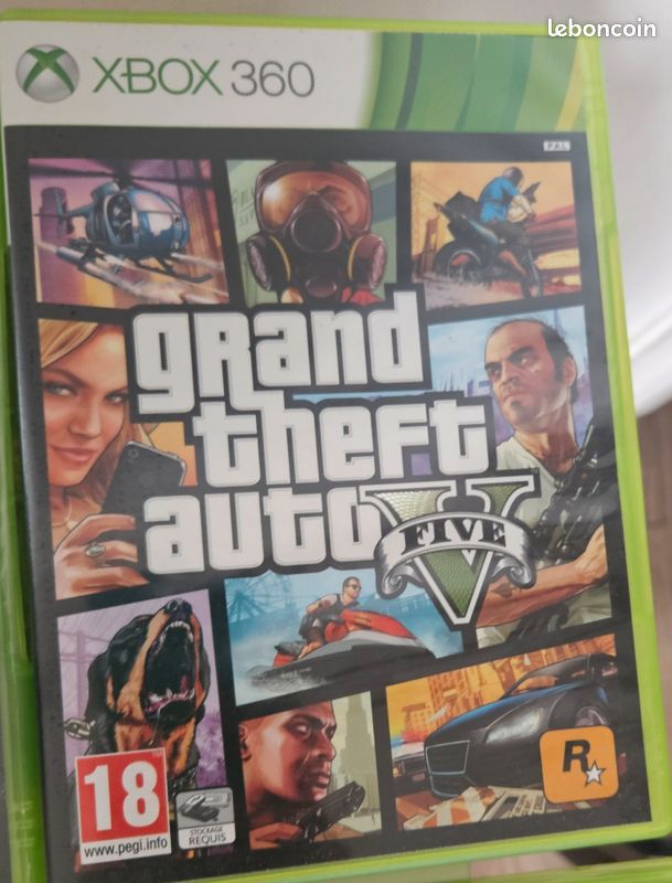 Jeu xbox 360 GTA V (image 1)