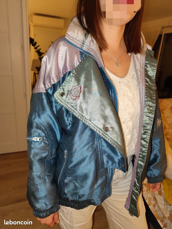 Gilet American Retro Taille 1 Marron - Occasion Très Bon état, Matière 80% Laine Agneau 20% Polyamide, Doux Et Chaud