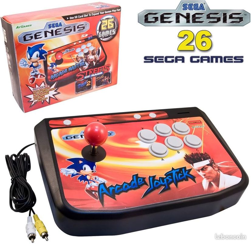 SEGA MEGA DRIVE Arcade Power Stick II 2 - 6 Button - Working! EUR 42,49 - FR