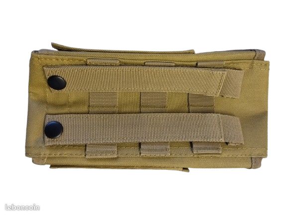 Pochette Tactique Noire - 25 Munitions Calibre 12 Ou Cartouches CO2