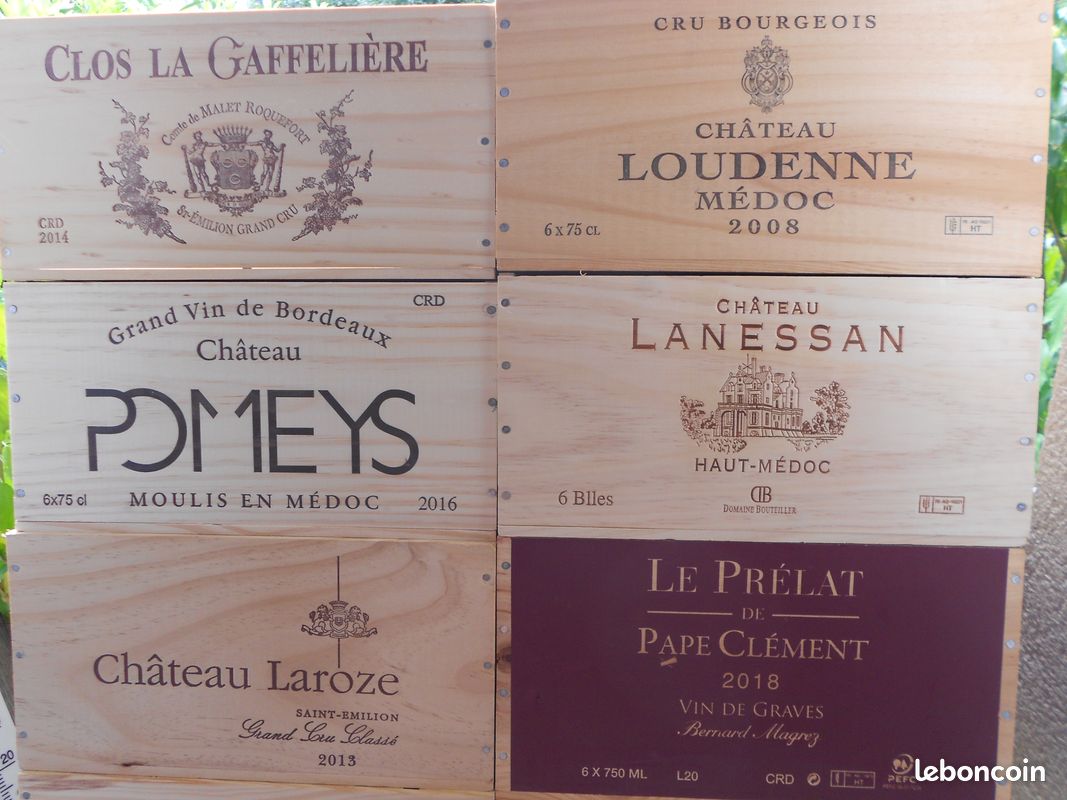 Caisses à vin, en bois - NEUVES - 8 euros pièce 0604409154 (image 7)