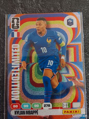 KYLIAN MBAPPE RARE Base Legend Extra Sticker. Panini FIFA World Cup