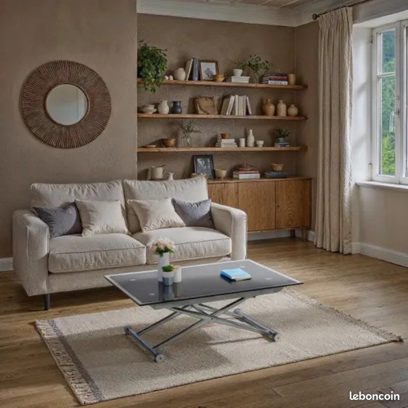 Table basse relevable (image 1)