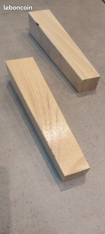 Lot 4 pieds de meuble bois H20cm (image 2)