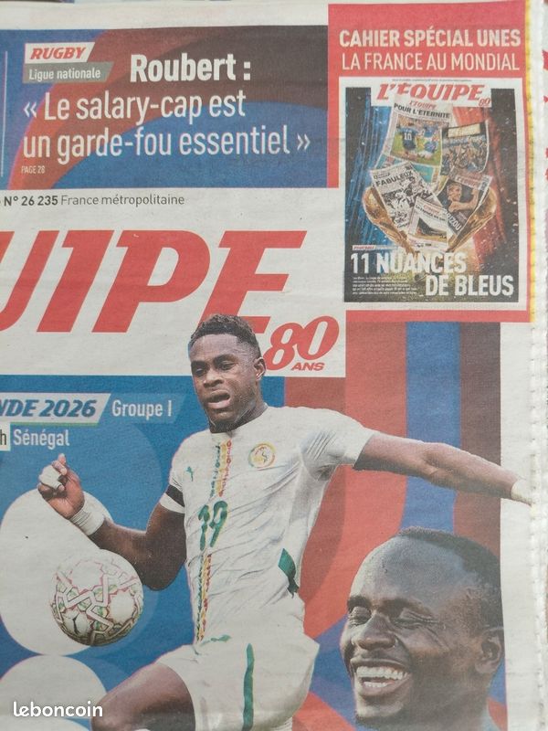 Coupe du monde 2026 journaux l'équipe france et argentine (image 9)