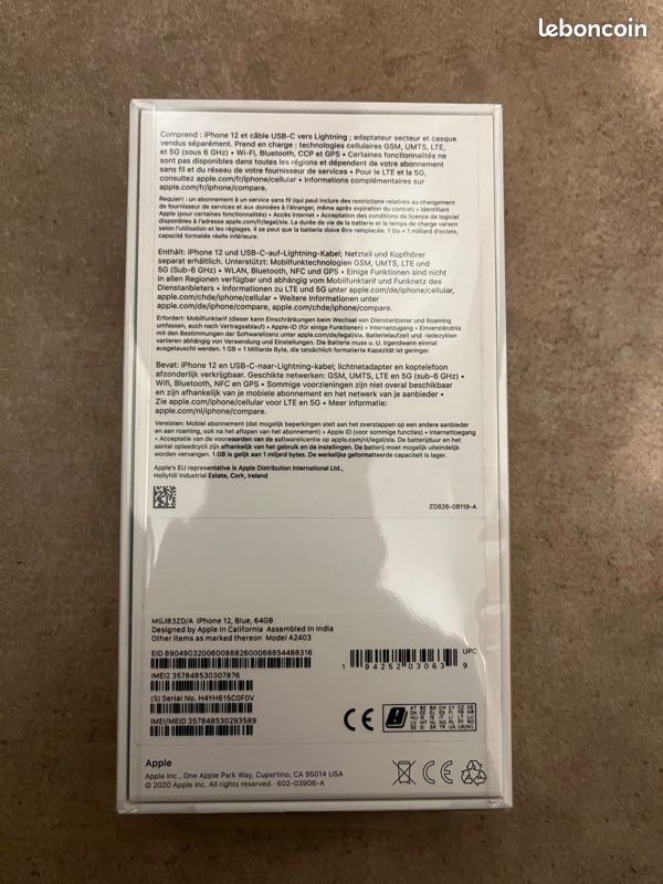 IPhone 12 64go Neuf (image 2)