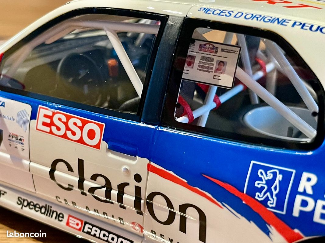 Peugeot 306 Maxi 9th Rallye Monte Carlo 1998 Gilles Panizzi - Hervé Panizzi 1:18