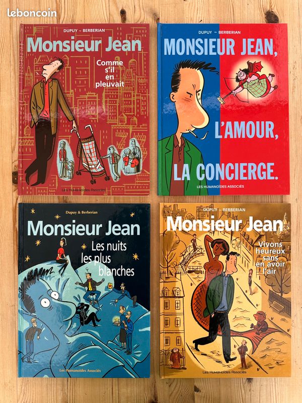 Lot de 4 BD MONSIEUR JEAN (image 1)