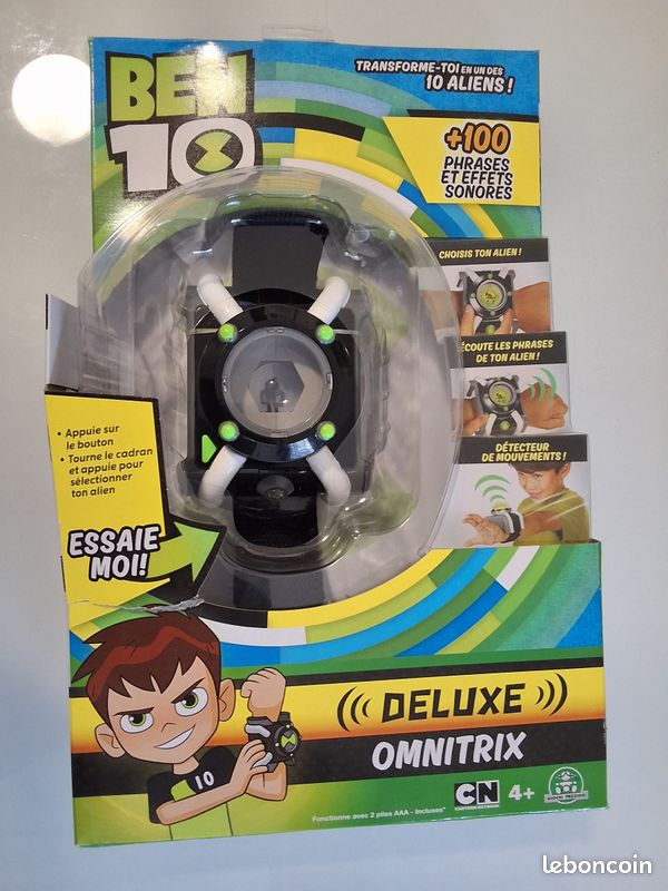 Vends montre Deluxe Omnitrix Ben 10 officielle (marque Playmates Toys / Giochi Preziosi) neuf (image 1)
