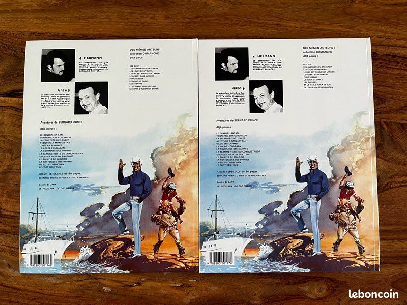 Lot 8 BD Bernard Prince Greg Hermann rééditions BE/TBE (image 4)
