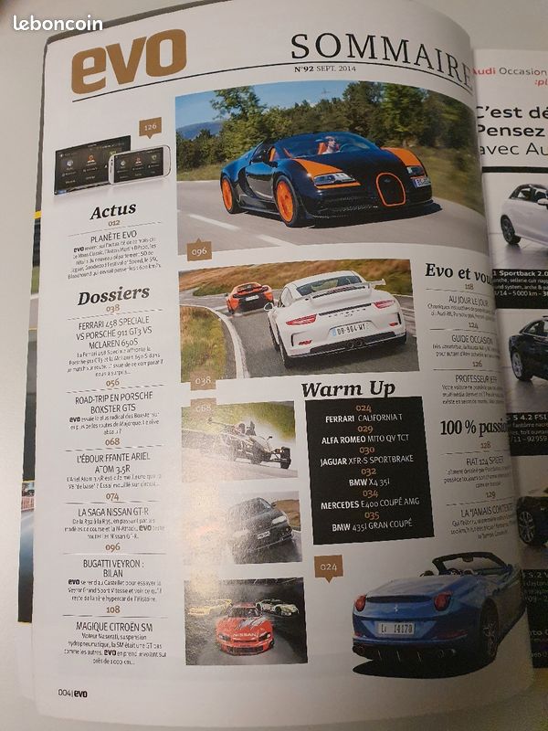 Magazine EVO 92 Sep 2014 - Ferrari 458 Speciale vs Posrche 991 GT3 vs McLaren 650S + saga Nissan GT-R (image 2)