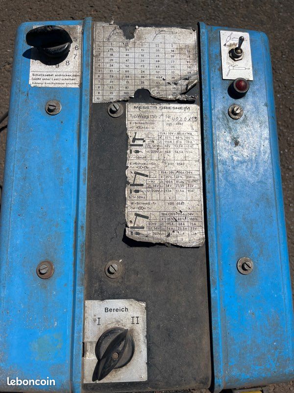 Poste à souder TIG ou baguette messer griesheim (image 5)