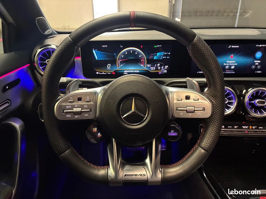 Mercedes classe a 35 amg 7g-dct / pack aéro / baquet / burmester / 2 pneus neufs (image 17)