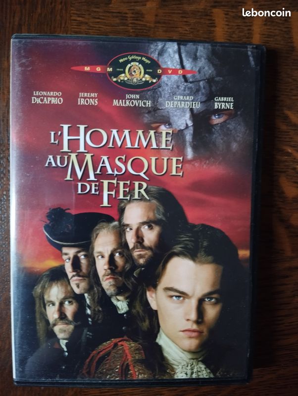 L'homme au masque de fer - leonardo di caprio / gerard depardieu / jeremy irons - dvd (image 1)