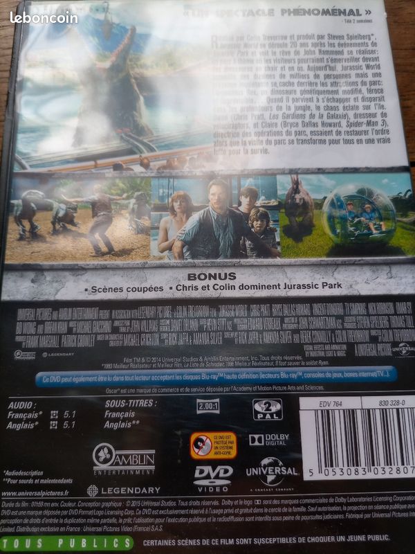 Dvd jurassic world (image 2)