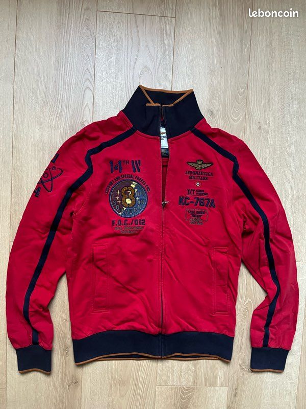 Gilet Bomber Aeronautica Militare - Taille 54, Vert, Polyamide, Neuf Avec étiquettes