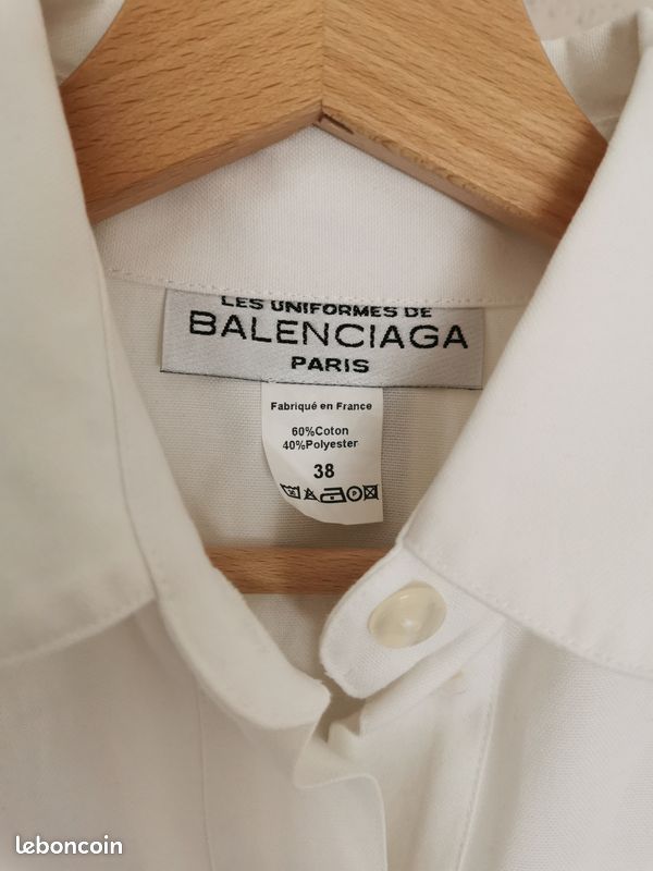 Vêtements Chemise Balenciaga Blanche Chemise Blanche Chemise