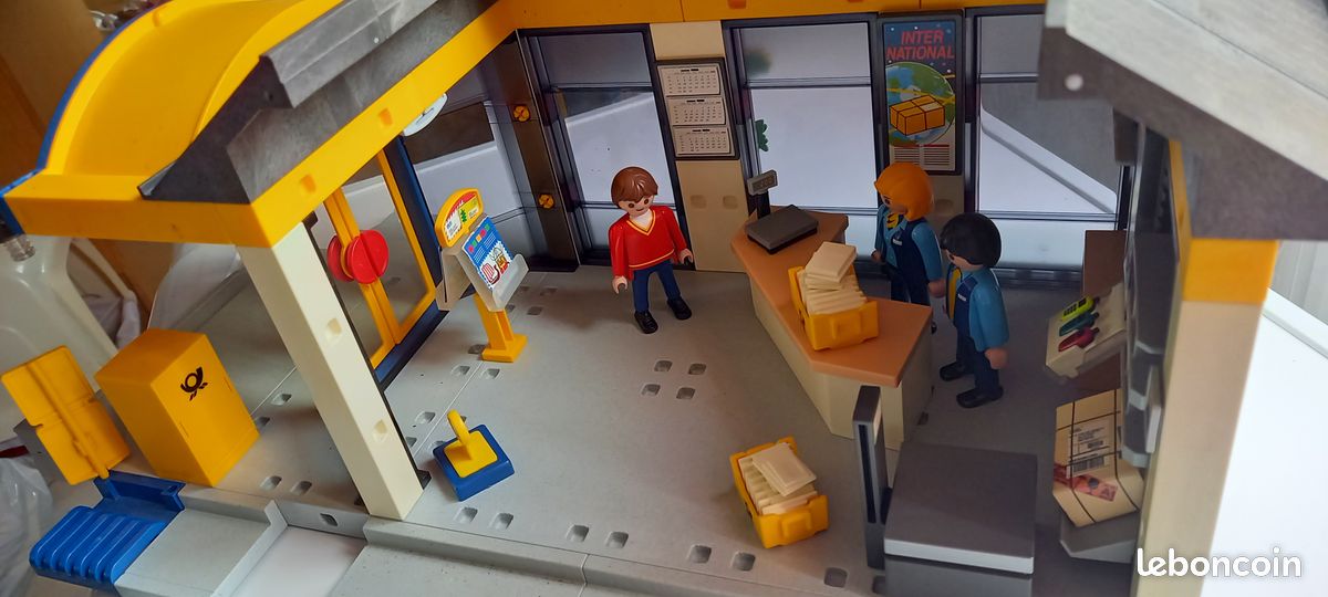PLAYMOBIL : BUREAU avec secrétaire - ordinateur - chaise - classeur