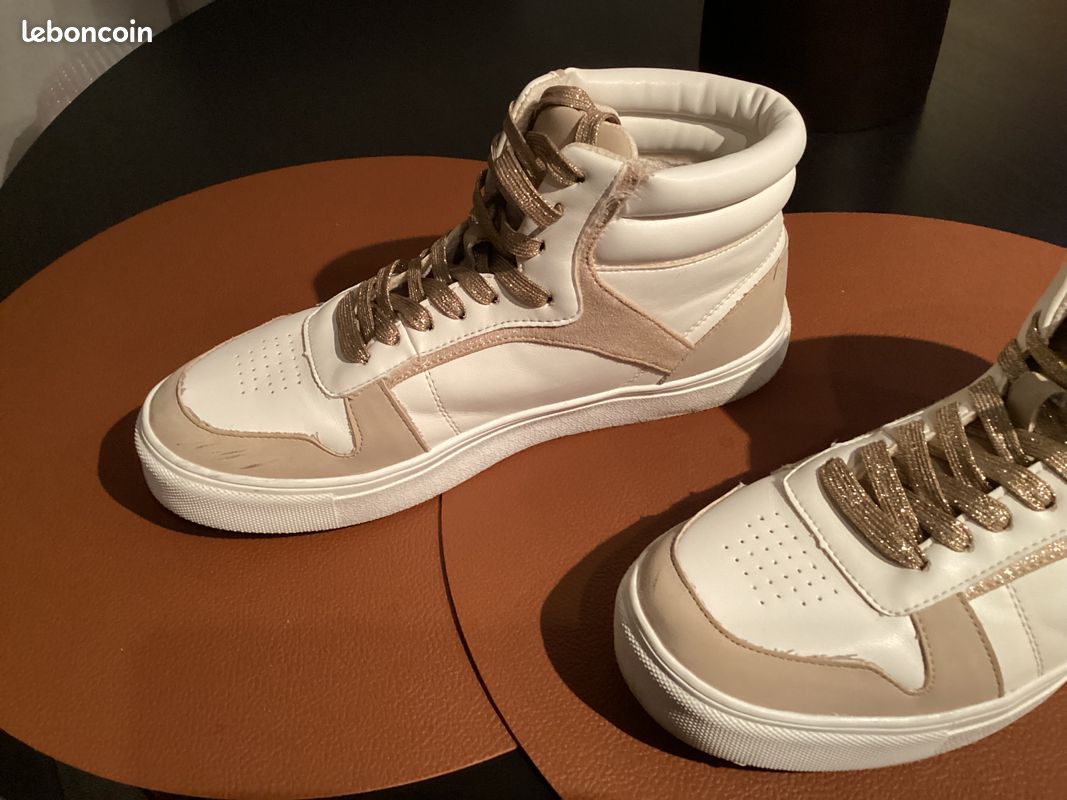 Sneakers Tennis Baskets Montantes Basket Promod Femme Baskets