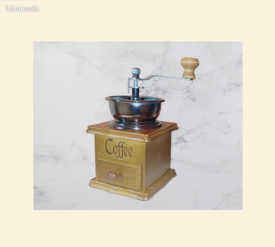 Moulin à café en bois neuf jamais utilisé, il a été testé (image 2)