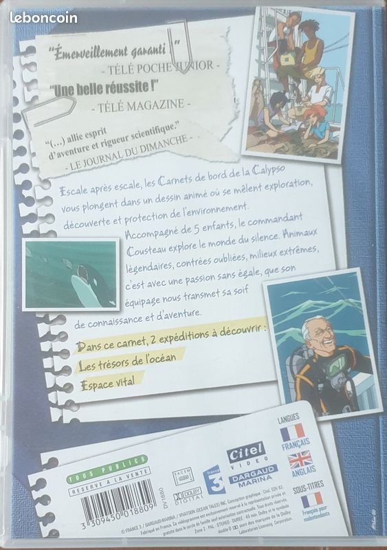 Les carnets de bord du commandant Cousteau/ Les trésors de l'océan (image 2)