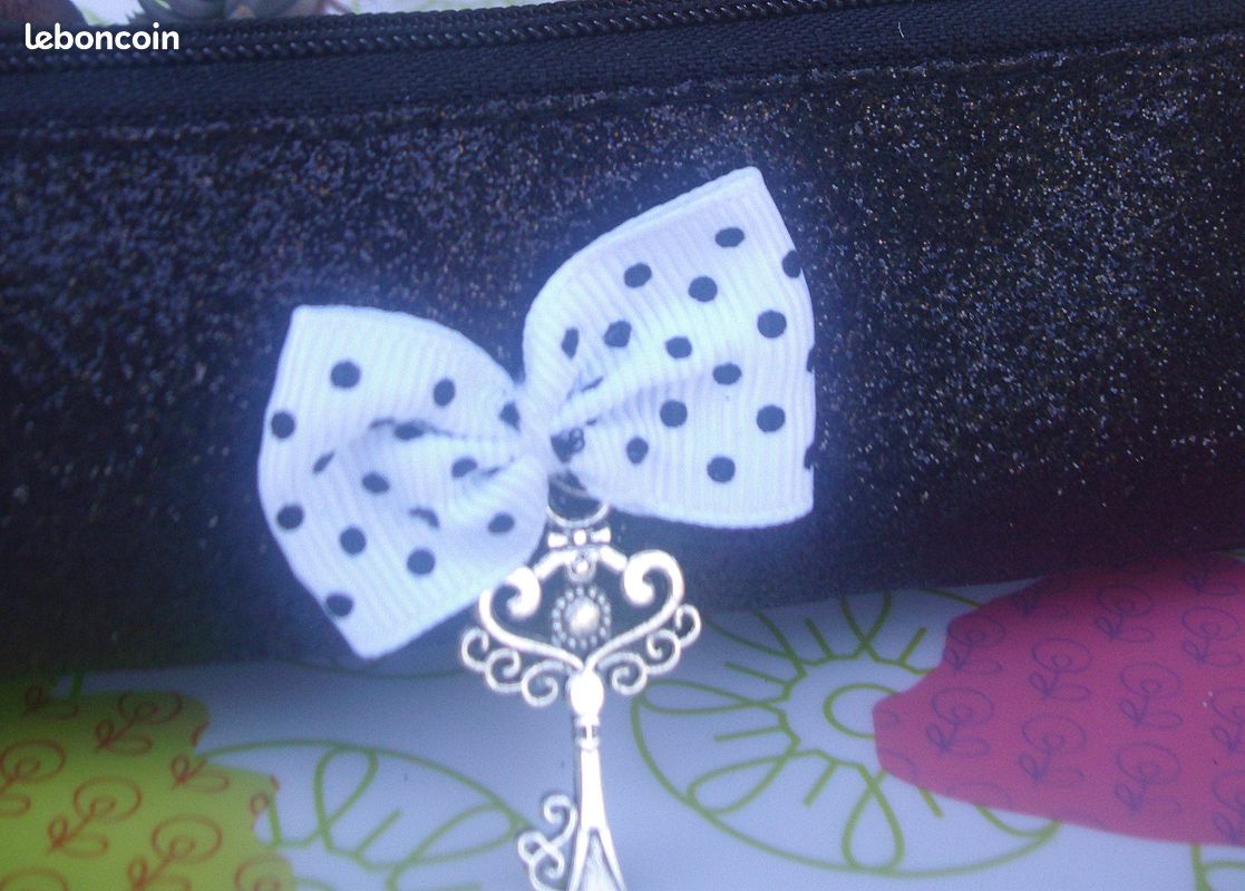 Trousse et broche CHIC * artisanat neuf (image 6)