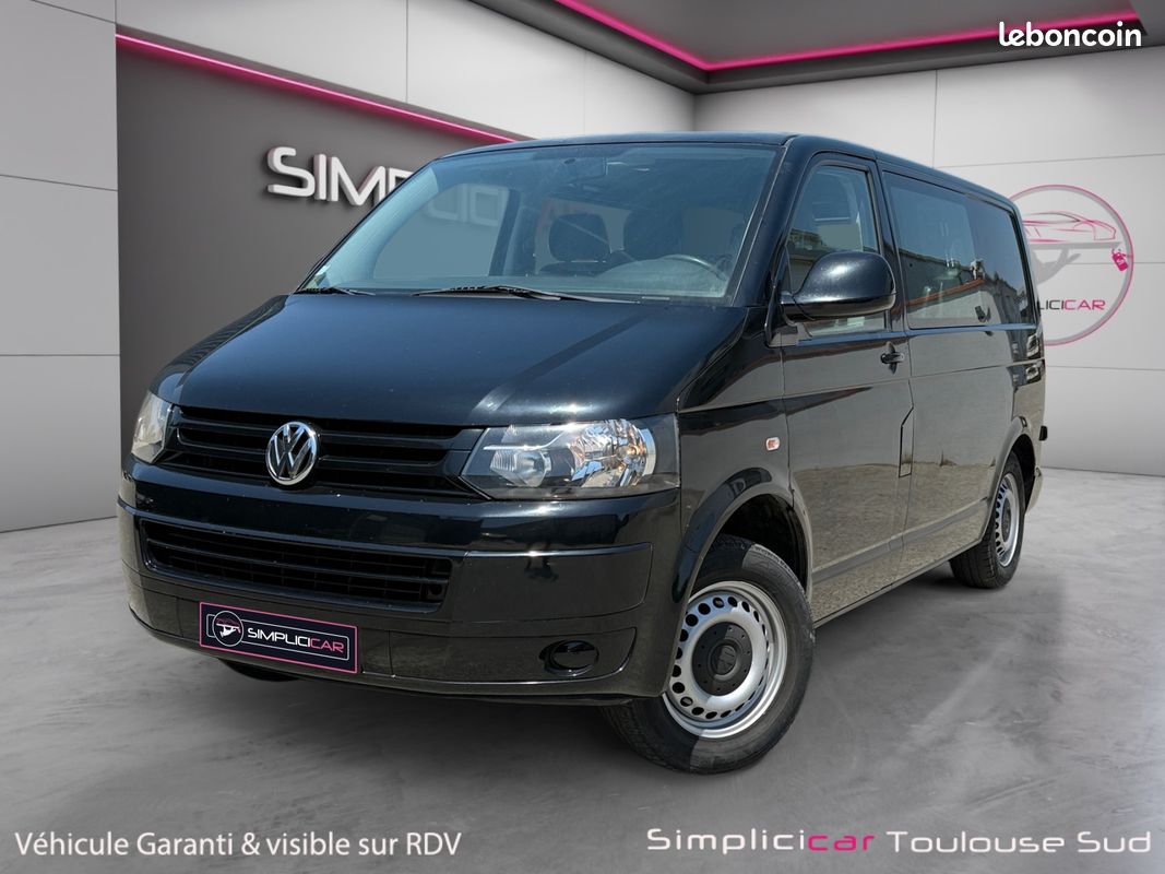 VOLKSWAGEN TRANSPORTER T5 102Ch 6 Places Climatisation Radio Garantie 12 mois (image 3)